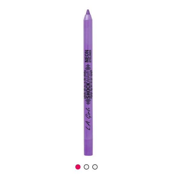 NWT NYX Chromatic purple lipgloss + LA Girl Neon Shockwave purple eyeliner - Picture 6 of 8